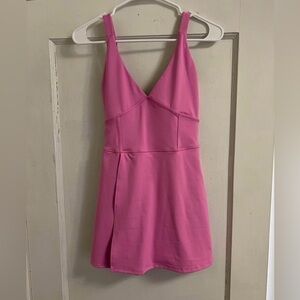 Pink workout set from Altered State. Had short underneath. Super stretchy